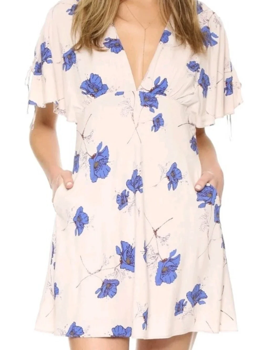 Free People Mini Floral Dress Size 4